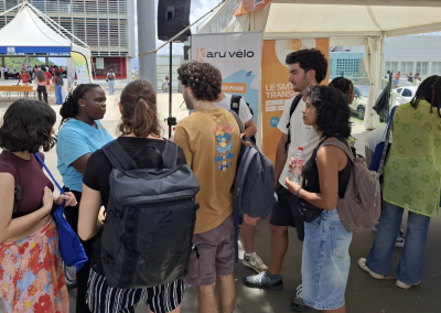 À la rencontre des nouveaux étudiants de Fouillole